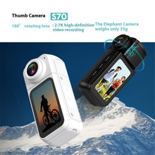 Load image into Gallery viewer, Riding S70 Thumb Camera 2K Picture Quality Rotating DV