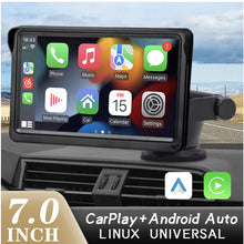 Load image into Gallery viewer, 7-Inch Car Display with Wireless CarPlay Support