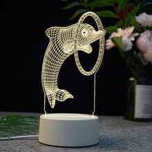 Load image into Gallery viewer, 3D LED Table Kid Night Light Lamp 16 Color USB Bedroom Child Gift Remote Control

