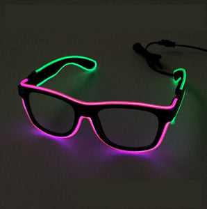 LED Luminous Fluorescent Glasses