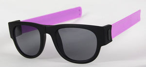 Bracelet Glasses, Folding Slap Wrist Sunglasses