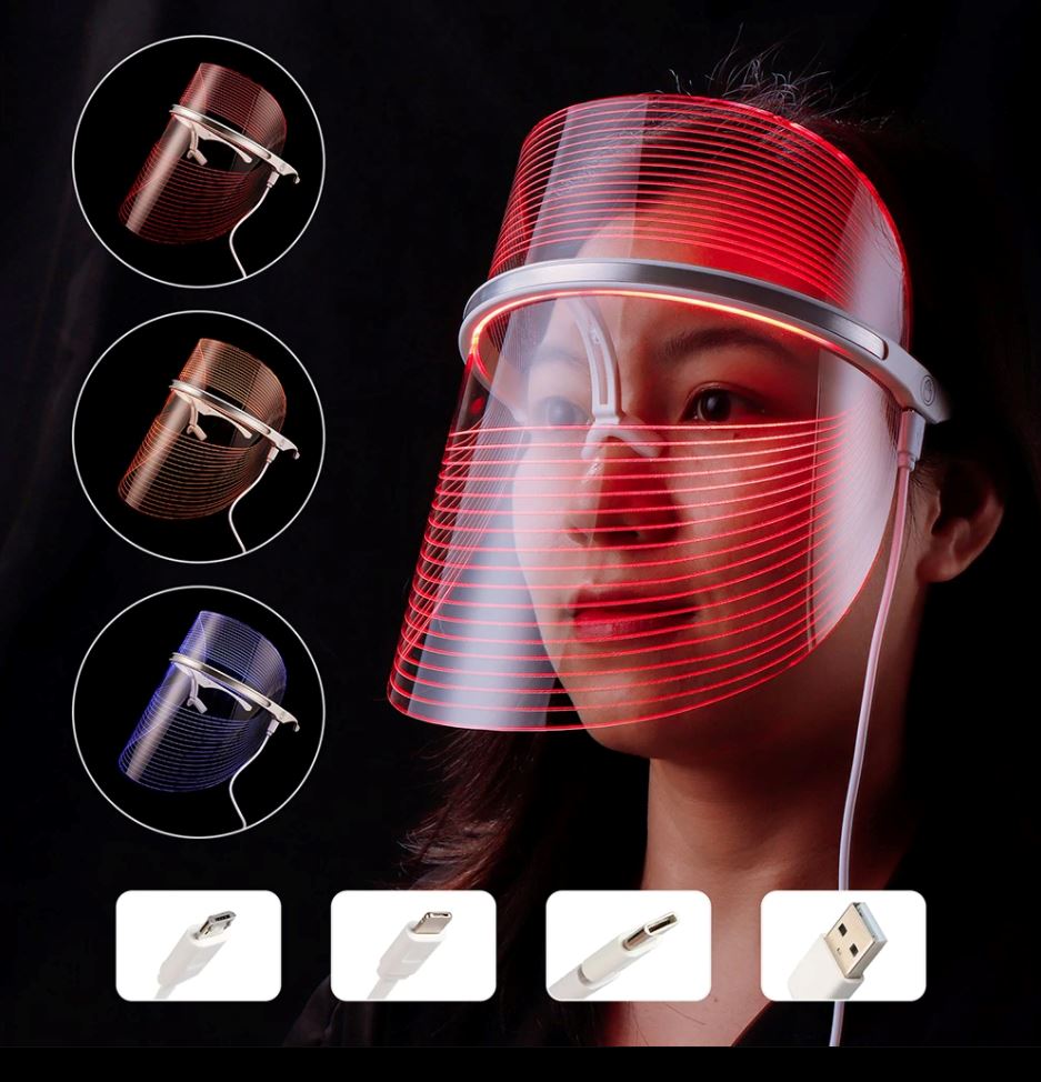 LED Photonic Light Skin Care Facial Mask