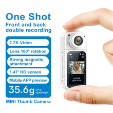Load image into Gallery viewer, Riding S70 Thumb Camera 2K Picture Quality Rotating DV
