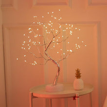 Load image into Gallery viewer, LED USB Fire Tree Light Copper Wire Table Lamps Night Light
