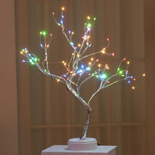 Load image into Gallery viewer, LED USB Fire Tree Light Copper Wire Table Lamps Night Light
