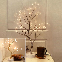 Load image into Gallery viewer, LED USB Fire Tree Light Copper Wire Table Lamps Night Light
