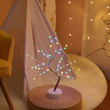 Load image into Gallery viewer, LED USB Fire Tree Light Copper Wire Table Lamps Night Light
