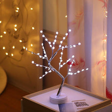 Load image into Gallery viewer, LED USB Fire Tree Light Copper Wire Table Lamps Night Light
