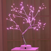 Load image into Gallery viewer, LED USB Fire Tree Light Copper Wire Table Lamps Night Light
