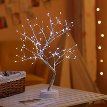 Load image into Gallery viewer, LED USB Fire Tree Light Copper Wire Table Lamps Night Light
